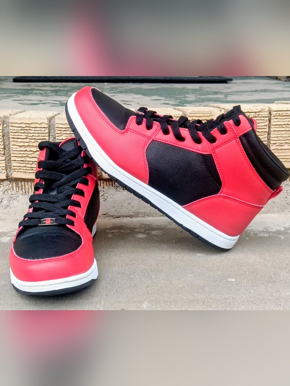 FUBU Men's Heritage Basketball High-Top Sneakers~Men's 9/Womens 10.5~ Y2K Skater